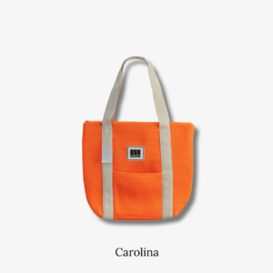 Carolina - Naranja flúor asa beige